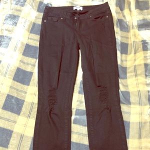 Paige Skinny Ankle Jeans black